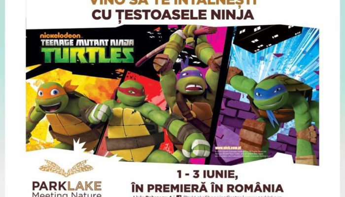 Pe 1 iunie ne intalnim cu Testoasele Ninja la ParkLake Shopping Center!